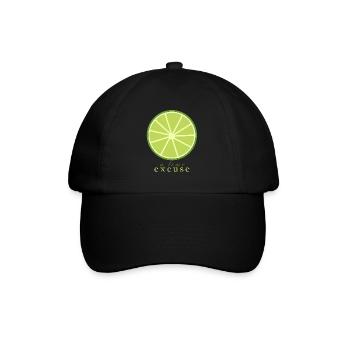 A Lime Excuse - Baseball Cap - black/black - Front