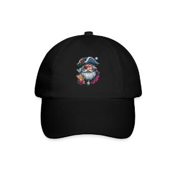 Weihnachtsmann Santa Claus Christmas Weihnachten - Baseball Cap - black/black - Front