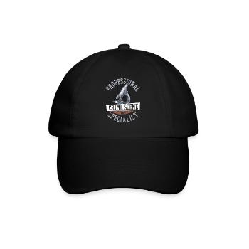 Experts médico-légaux - Casquette classique - noir/noir - Devant