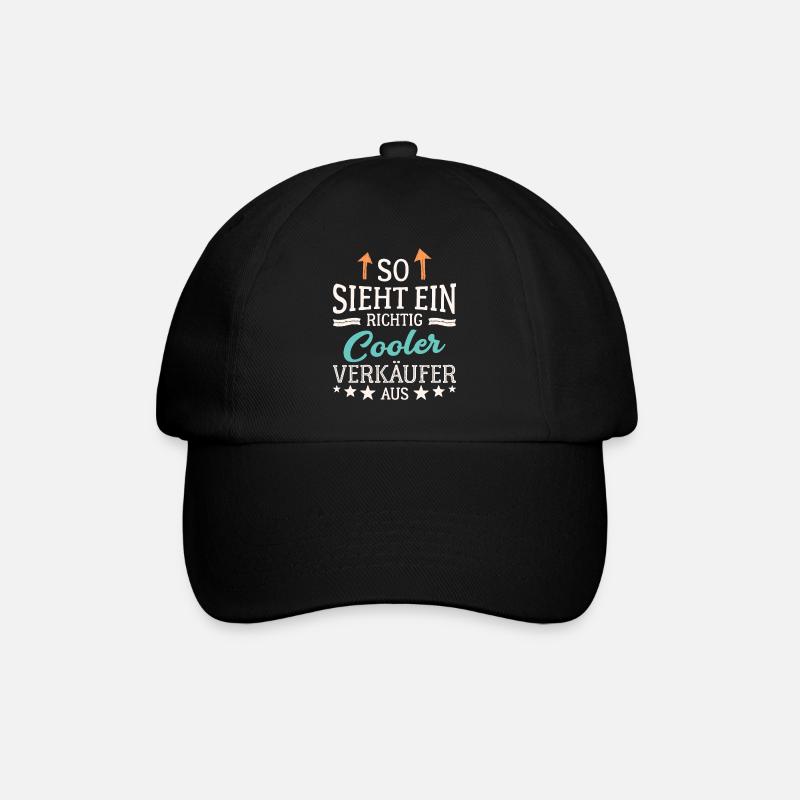 So sieht ein richtig cooler Verkäufer aus Händler - Baseballkappe - Schwarz/Schwarz