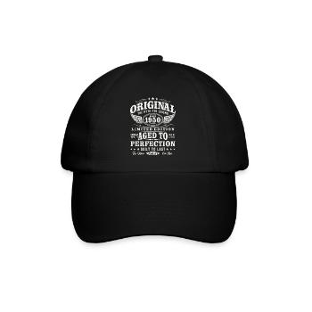 Original 1950's Vintage Vintage Retro Birthday - Baseball Cap - black/black - Front