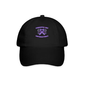 Alzheimer Funny Alzheimers Awareness - Baseball Cap - black/black - Front