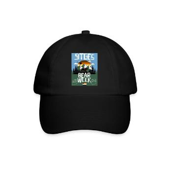 Semaine de l’ours de Sitges - Casquette classique - noir/noir - Devant