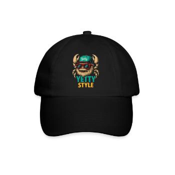 Yetty Style Yeti Graphic - Baseball Cap - black/black - Front