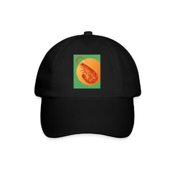 Maximalist Shrimp - Baseballkappe - Schwarz/Schwarz - Vorne
