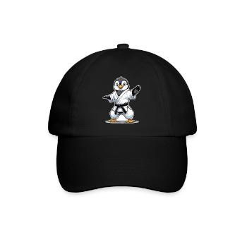 Arts martiaux Pingouin Karaté, Kung Fu, Judo - Casquette classique - noir/noir - Devant