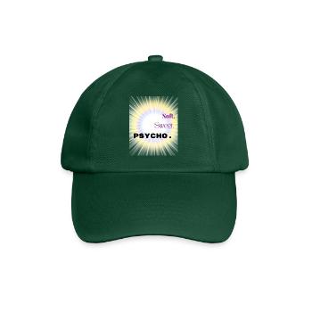 Soft Sweet Psycho Shirt – Y2K Baddie Aesthetic - Baseball Cap - bottle green - Front