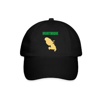 Martinique – West Indies T-shirt - Baseball Cap - black/black - Front