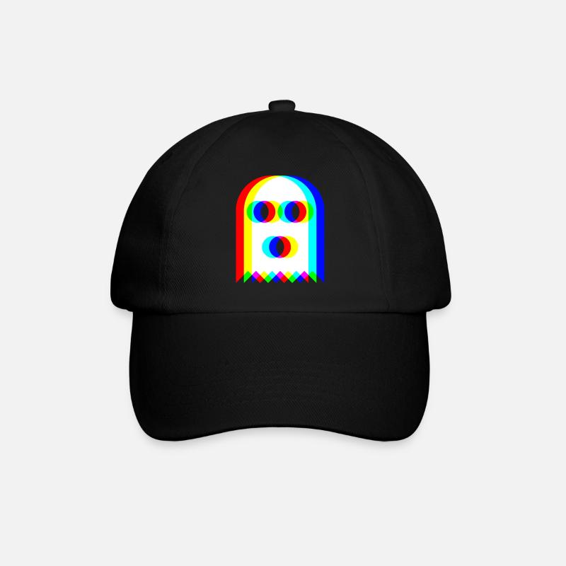 👻 RGB Ghost - Baseball Cap - black/black