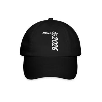 Master Est. 2026 - Baseball Cap - black/black - Front