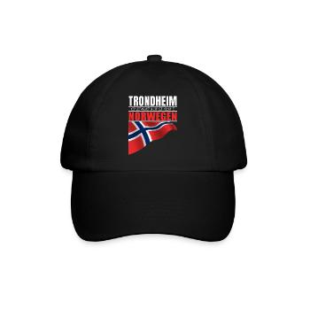 Trondheim - Baseball Cap - black/black - Front