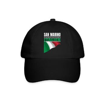 San Marino - Baseballkappe - Schwarz/Schwarz - Vorne