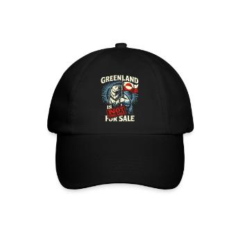 Ours polaire invendable au Groenland Drôle - Casquette classique - noir/noir - Devant