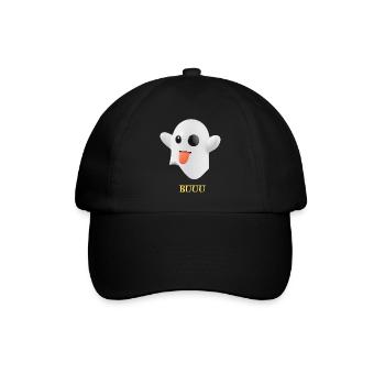 Fantôme duveteux à la langue - Casquette classique - noir/noir - Devant