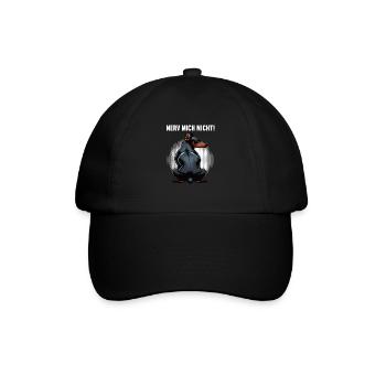 Nerv Mich Nicht Dobermann Dobermannbesitzer  - Baseballkappe - Schwarz/Schwarz - Vorne