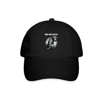 Nerv Mich Nicht Irischer Wolfshund Wolfshundhalter - Baseballkappe - Schwarz/Schwarz - Vorne