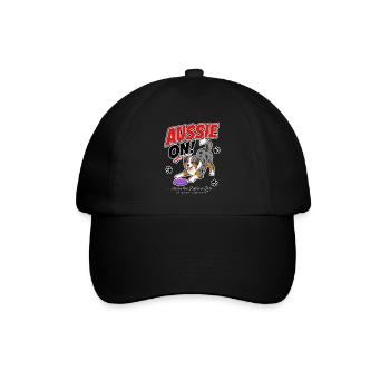 Aussie On! Australian Shepherd - Baseball Cap - black/black - Front
