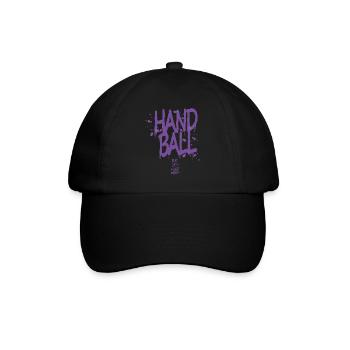 Handball Graffiti with Heart - Baseball Cap - black/black - Front