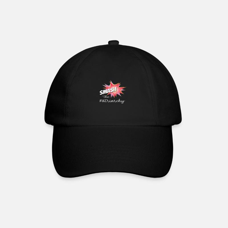 Écrasez le patriarcat - Casquette classique - noir/noir