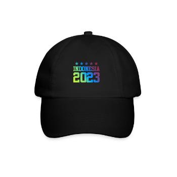 Indonesia 2023 - Baseball Cap - black/black - Front