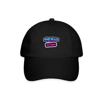 Everything used to be easier, so was I - humor saying - Baseball Cap - black/black - Front