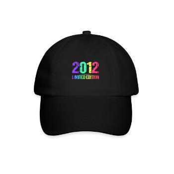 2012 Limited Edition Jahrgang 12er Retro Jahrgang - Baseballkappe - Schwarz/Schwarz - Vorne