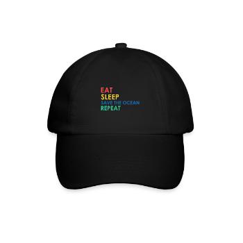 Sea Marine Biologist Marine Biology Ocean - Baseball Cap - black/black - Front