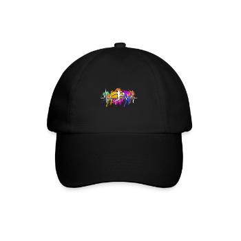 Female Soccer Soccer Heartbeat - Baseball Cap - black/black - Front