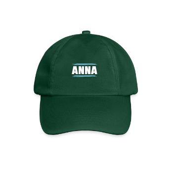 Anna - Baseballkappe - Flaschengrün - Vorne
