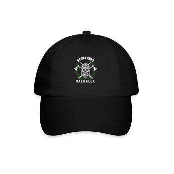 Rendez-vous dans valhalla Cool Norsemen Mythe Viking - Casquette classique - noir/noir - Devant