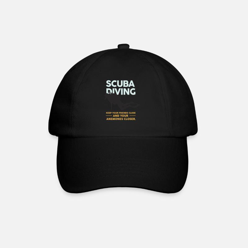 Scuba diving diving - Baseball Cap - black/black