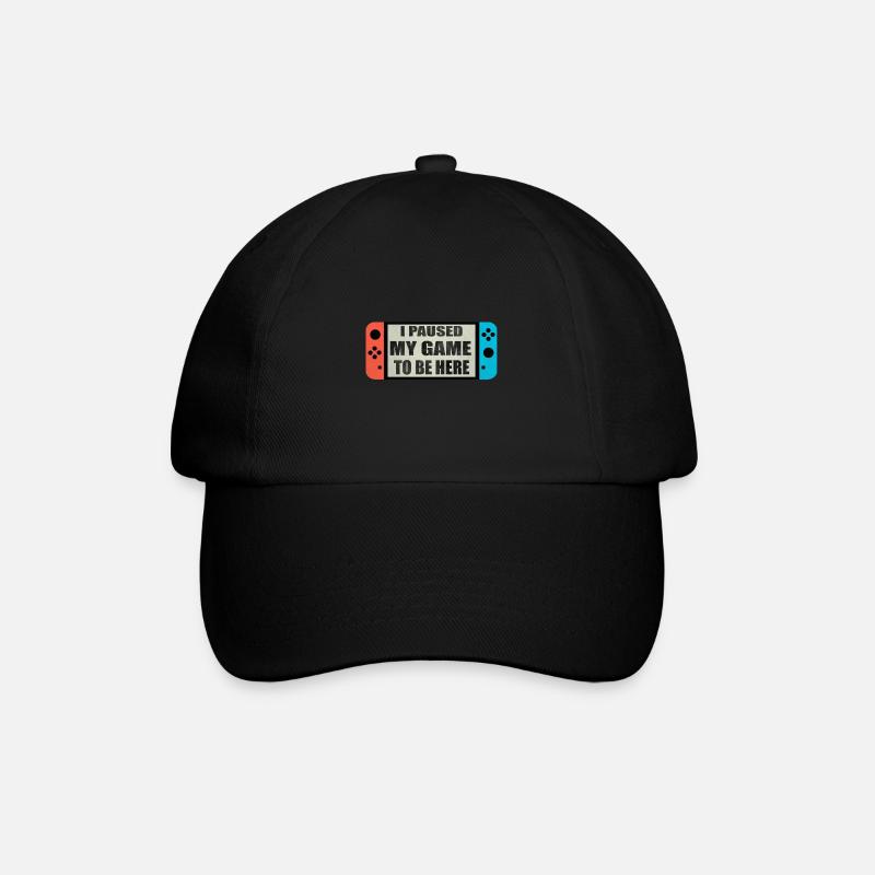 Changer la joie, j'ai suspendu mon jeu - Casquette classique - noir/noir