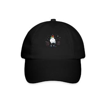 Licorne Soulèvement croisé - Casquette classique - noir/noir - Devant