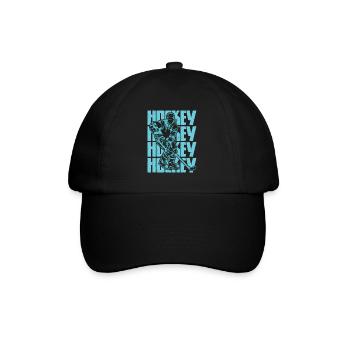 Hockey is passion - Baseball Cap - black/black - Front