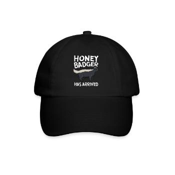 Honey Badger Has Arrived - Baseball Cap - black/black - Front