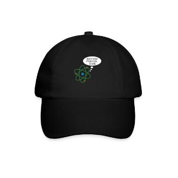 Proton Funny Science Chemistry Physics Nerd - Baseball Cap - black/black - Front