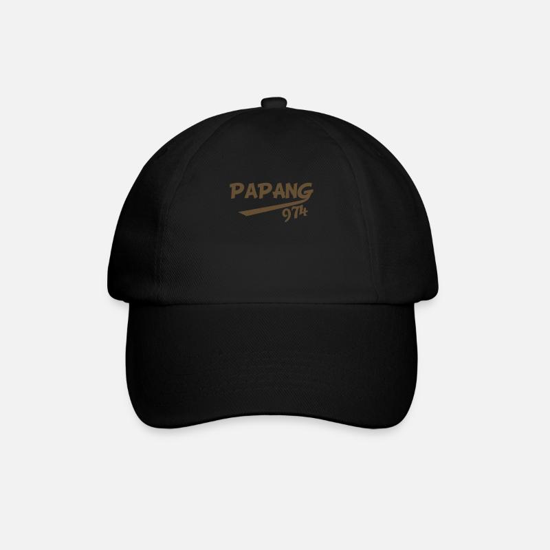 Papangue 974 - Ile De La Réunion - Casquette classique - noir/noir