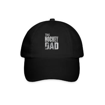 Cadeau de rondelle de gardien de but de papa de hockey sur gazon de papa de hockey - Casquette classique - noir/noir - Devant