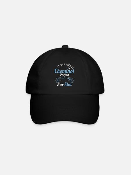 Et Dieu Créa Le Cheminot Parfait - Casquette classique - noir/noir