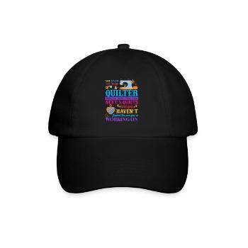 Quilter Sewing Machine - Baseball Cap - black/black - Front