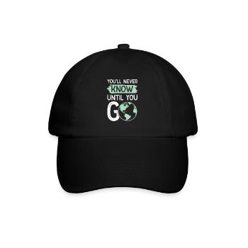 travel travel - Baseball Cap - black/black - Front