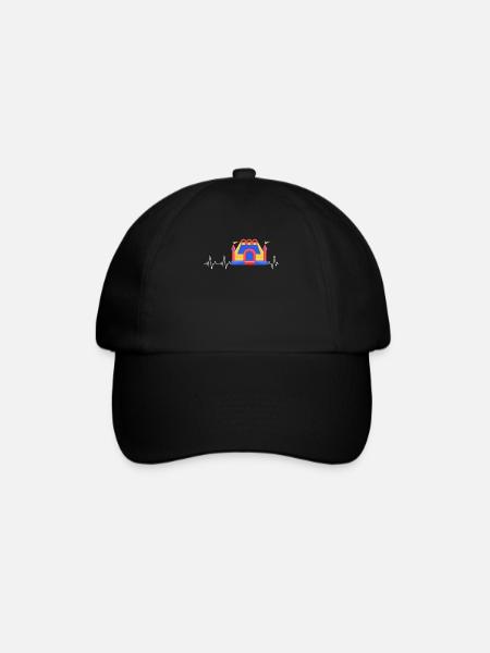 Château gonflable Heartbeat Château gonflable - Casquette classique - noir/noir