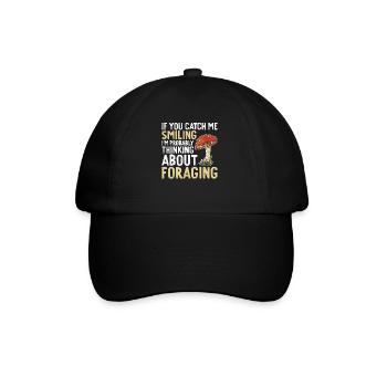 Je pense probablement au champignon butineur - Casquette classique - noir/noir - Devant