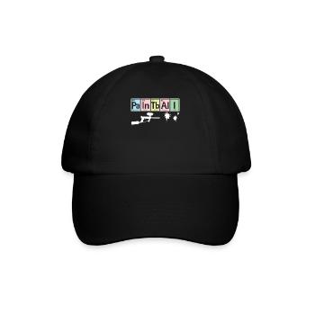 Paintball Player Sports Chemistry - Baseball Cap - black/black - Front