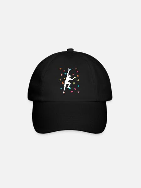 Free climbing Bouldering - Baseball Cap - black/black