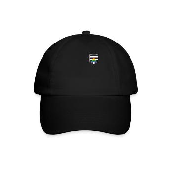 LGBTQ Straight Ally Pride Flagge Tasche - Baseballkappe - Schwarz/Schwarz - Vorne