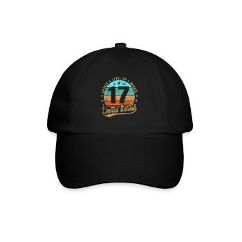 Mise à jour Level Up 17 Ans Édition Limitée Rétro - Casquette classique - noir/noir - Devant