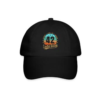 Mise à jour Level Up 42 Ans Édition Limitée Rétro - Casquette classique - noir/noir - Devant