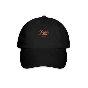 Retro France City - Vintage Paris - Casquette classique - noir/noir - Devant