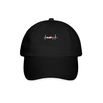 Heartbeat Design Drapeau yéménite Yémen - Casquette classique - noir/noir - Devant